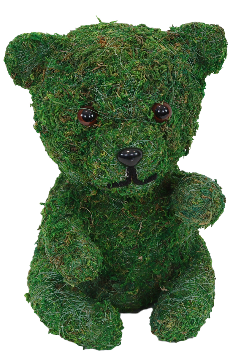 Bear Moss Topiary 11 inches Tall